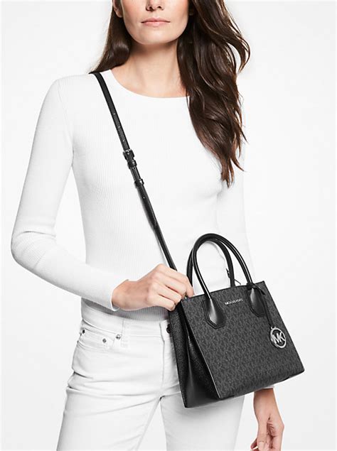 michael kors mercer accordion crossbody|mercer leather crossbody bag.